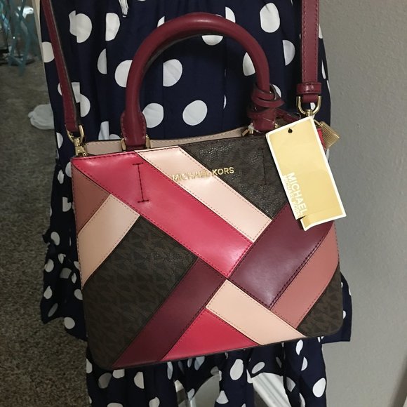 Michael Kors Small Colorblock Crossbody - So Gorgeous Leather - Picture 4 of 5
